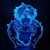 Nachtverlichting x Chrollo Lucilfer 3D LED Illusie Anime Lamp voor Kerstcadeau294W