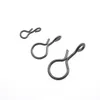 Rompin 100pcSlot Fly Fishing Snap Hooks Quick Change for Flies Hooks and Lures Carbon Steel Fishing Snaps Accessoires S M L4459667