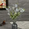 Kwiaty dekoracyjne 40 cm sztuczny kwiat pawowy chryzantema dekoracja domu mała stokrotka świeże akcesoria