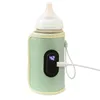 Baby Nursing Bottle Sleeve Case Portable Milk Bottle Warmer With Digital Display 231222