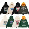 S80Z 2023 Yeni Erkek Hoodies Rhude Hooded Erkekler Kadın Tasarımcı Moda Popüler Mektuplar Baskı Pullover Kış Sweatshirt