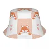 Berets Cute Baby Checked Pattern Bucket Hat Vocation Getaway Headwear Merch Cartoon Animal Fishing For Sports Men Women Bob