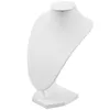 Caschetti per gioielli 2x Stand Ritratto Modello Collana Display Pogrammi PROPS White 22x16cm