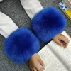 Winter Luxury Fake Fur Cuffs Plush Thick Women Wristband Elastic Oversleeve Female Jackets Arm Warmer Hand Ring 231222