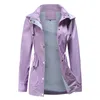 Vestes pour femmes Trench Coats Vêtements féminins Raincoats zip à sweat à sweat à sweat Racing Hiver Vintage Coat Promotion