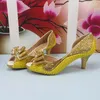 Chaussures habillées Baoyafang Summer Open Toe Wedding with Sag Set Woman Femme High Pumps Thin Talk Party Peep Plateforme