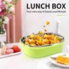 Serviesgoed draagbare luchtdichte lunchbox met handvat voor volwassenen en kinderen 900 ml saladesoep