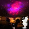 Night Lights Astronaut Projector Lamp Projection LED Light Spaceman Table Starry Color Changing For Baby Bedroom Decoration301L