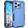 Armor Casadas de teléfonos celulares a prueba de choques para iPhone 15 Pro Max 14 Plus 13 12 11 Promax XSMAX 6 7 8 Plus PC Hybrid TPU 3 en 1 Diseñador Funda de caja de teléfono