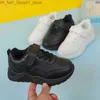 Athletic Outdoor Children Fashion Girls Black Uniform School Shoes 2023 Hook Loop Simple Non-slip Britain Style Boys Sneakers Spring Autumn New Q231222