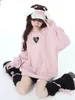 Hoodies voor dames Koreaanse mode Kawaii Oversized T -shirt Vrouwen lange mouw top Harajuku sweatshirt esthetische kleding kpop outfits streetwear