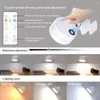 Wandlamp USB Oplaadbare bureau 3 kleuren LED Nachtlicht 360 ° Roterende oogbeschermingstafel