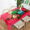 Table Cloth Christmas Gift Modern Home Printed Tablecloth Water And Stain Resistant Family Dinner Wedding Decoration