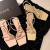 Dress Shoes Summer Mid Heels Sandals Women Bow Slides 2023 Brand Pumps Open Toe Fashion Slippers Casual Flip-flops