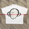 Men's T Shirts 2024ss Blutosatire Shirt Men Women High Quality Oversize Dog Print Top Tees T-shirt