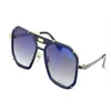Nya modemän solglasögon 659 pilotram tysk designstil enkel och populär UV400 -skyddsglasögon toppkvalitet281r