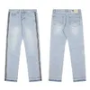 Jeans masculin Gallary Dept Galler Galleria Black Designer Jeans Empilled Mens for Band Depot dette anglaise Skinny Uomo Close Y2K Men Pantxioz