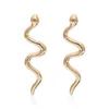 Boucles d'oreilles 2023 Fashion Women's Punk Gothic Snake en forme de personnalité Animal Jewerly