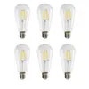 E27 ST64 żarówki LED Vintage LED Filament żarówka retro światła 2W 4W 6W 8W ciepłe białe AC110-240V240O