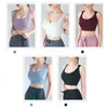 Outfit da yoga Aiithuug Sports reggiseni per palestra yoga allenamento cror top tops di fitness rimbalzo reggiseni push up running top top wearl231221