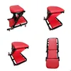 Other Vehicle Tools Car Detailing Foldable Z Shape Per Seat Rolling Deck Chair Mechanic Work Stool Drop Delivery Automobiles Motorcycl Dhk8C