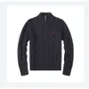 Mens Sweaters Sonbahar Yün Sıradan Küçük Solcu Çeken Yarım Zip Ralp Polo Chandail HARDIGAN CAHET KIŞ SONU SUVE SWEATER KÜÇÜK KADIN TASARIMI HOODIE 465