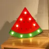 Lampade a parete per anguria leggera Nightmelon Luci da notte a LED per camere per bambini Batteria Potenza tavolo da notte Lampada di plastica Decorazione Lighti214W