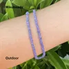 Wholesale Natural 5A Rare Tanzanite Faceted Rondelle Loose Beads For Jewelry Making DIY Bracelets Necklace Mikubeads 231221