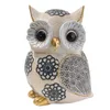 Djurskulptur Owl Harts Craft Ornaments Nordic Simple Staty Användning för vardagsrum sovrumsstudie skrivbord dekoration tillbehör 231221