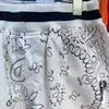 High Quality Cashew Flower Print Drawstring Shorts Men's Loose Shorts