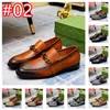 30 Modelluxurious Scarpe formali per uomini di alta qualità Designer in pelle genuina Social Lace Up Man Wedding Abito da sposa Abito a colore misto di colore addulto