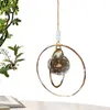 Tuindecoraties kristal vangers Feng Shui Lamp Ball Wind Chime Gordijnen verlichtingsfeestdecoratie ornament voor achteruitkijkspiegel