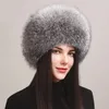 Berets Winter unisex fur hat owczańska /szopa wielobarwna damskie panie na nakrycie głowy rosyjskie czapki czapki na zewnątrz