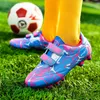 Kids Soccer Shoes Society TFFG School Football Boots Cleats Grass Sneakers Boy Girl Outdoor Athletic Training Sports Footwear 231221