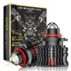 Automotive Laser LED FOG Light strålkastarlampa Lens H8 H11 9005 9006 HB3 HB4 VIT GUL 60W 20000LM CANBUS Auto Motorcykel