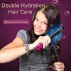 Hair curlers lisseurs professionnels 2 en 1 Hair Flat Fer Hair Curler à température réglable Chauffage rapide Chauffage litreté lisseur Iron Hairl231222