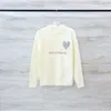 Sweater Designer Sweater Sweater Sportswear Designer Truilover Sweater Silver Large Heart Letter Sportkleding Casual paar kleding Kerstcapsule serie