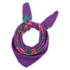 Pareo Luxury Women's Scarf Accessories Square Headband Russian Headchief Bandana Ethnic Printed Style 70cm 231221