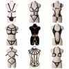 Ceintures bdsm réglable fait à la main bandage poitrine sexy harnais femmes bracele