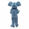 Halloween grey elephant Mascot Costume Cartoon Anime theme character Unisex Adults Size Advertising Props Christmas Party Outdoor Outfit Suit