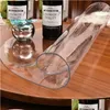 Table Cloth 1.0 Mm Pvc Tablecloth Round Transparent Film Protection Pad Mat Soft Glass Dining Drop Delivery Home Garden Textiles Clot Dhlmd