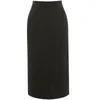 Saias Primavera Verão Summer Autumn Office Work Work Work Skirt High Caist Career Black Gray Sexy Slim S-3xl Pacote Hip