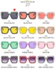 2024 New Multi-color Square Frame Diamond-encrusted Disco Sunglasses European And American Fashion Sunglasses Retro Trend Disco Glass