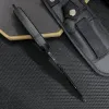 Nowy taktyczny nóż myśliwski 8cr13mov Blade K10 / drewniany rączka bojowa Survival Self Obrony Tool Camping EDC, prezent dla mężczyzn