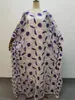 Etniska kläder Mamada L7615 Afrikanska kvinnor Dashiki Abaya Stylish Loose Long Evening Maxi klänningar inuti kjolen Free Size Gaze Spets