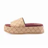 Dames heren klassiekers sandalen kamer slippers designer schoenen luxe dia zomermode plat glad met dikke slipper platform kamer huis dikke bodem dames 35-45