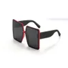 Mode Big Frame Luxury Designer Solglasögon för kvinnor Visor Kör utomhussport Professionella glasögon HD -färg UV400266S