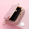 Wallets Retro Women's Wallet Luxury Coin Bag Pu Leather Card Holder Mini Buckle Purses For Women 2023 Small Fashion Money