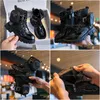 Boots Botines Kid Fashion Girl Shoe British Ankle Boot Warm Plush Snow Waterproof Nonslip Gril Zapatos 231117 Drop Delivery Baby Kid Dhhxf