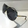 0926 uomini Designer Designer occhiali da sole Mode Ovali ovali da sole Ovali UV Avvolte per lenti Lenti Frameless Colore Frame Placted COM248W